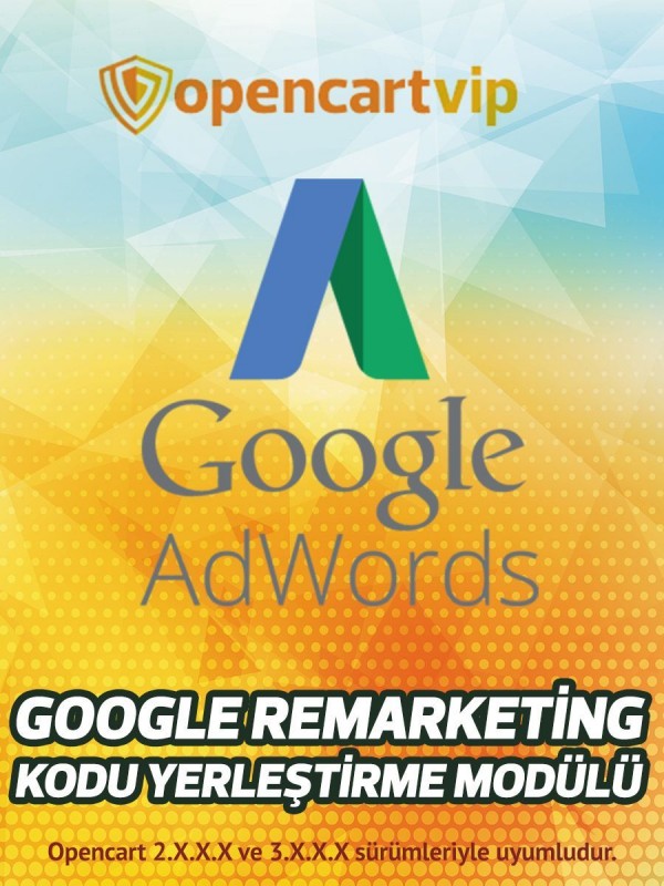 Google Remarketing Kodu Yerleştirme Modülü Google Remarketing Kodu Yerleştirme Modülü