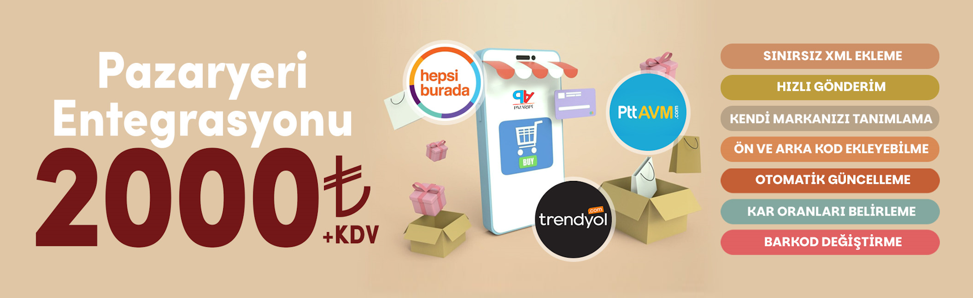 Pazaryeri Entegrasyonu
