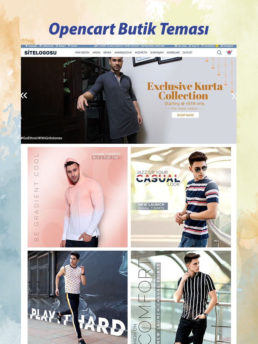 Opencart Butik ve Moda Teması